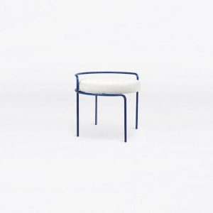 Leather Wrapped Stool by Paolo Ferrari
