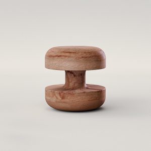 Roulé – Side Table By Arthur Vallin
