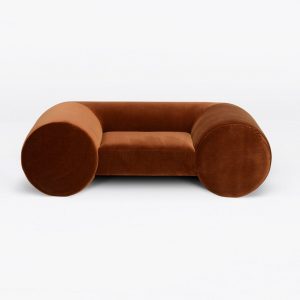 Extra Low Rolled Back Lounge by Paolo Ferrari